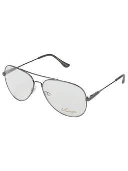 Vintage - Unisex Aviator Regular Lens Gunmetal Frame (60)