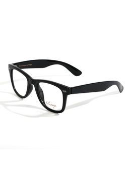 Vintage - Unisex Wayfarer Regular Lens Black Frame (50)