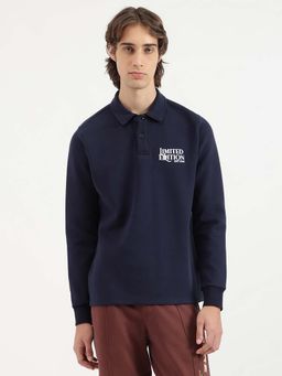 United Colors of Benetton - Relaxed Fit Typography Interlock Polo T-Shirt