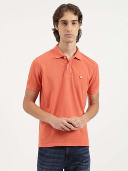 United Colors of Benetton - Relaxed Fit Solid Pique Applique Polo T-Shirt
