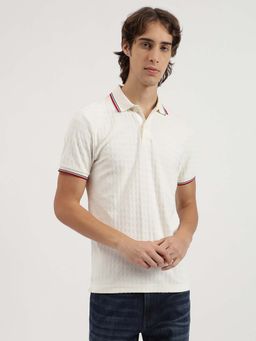 United Colors of Benetton - Regular Fit Textured Terry Jacquard Polo T-Shirt