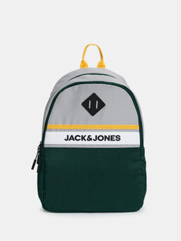 Jack & Jones - Green Colourblocked Backpack
