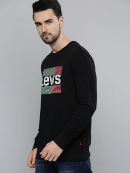 Levi's - Men Black Crew Neck Sweatshirt