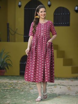 Stylum - Womens Woven Cotton Blend Dress