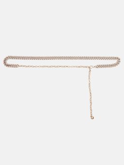 Kazo - Bejewelled Embellished Belt - Gold