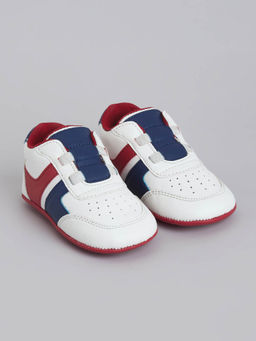 Hopscotch - Colourblock Booties White