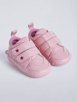 Hopscotch - Tiny Walker Booties Pink