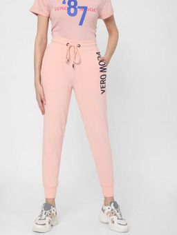VERO MODA - Women Printed Pink Joggers