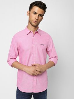Jack & Jones - Pink Full Sleeves Shirt