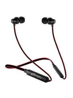 pTron - Tangent Lite Bluetooth 5.0 Wireless Headphones with Mic & In-Line Controls - Multicolor