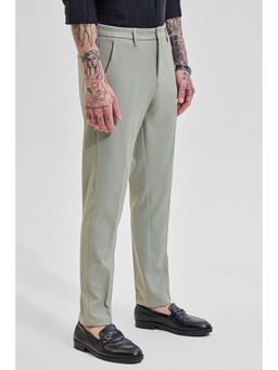 Snitch - Light Green Stretch Slim Fit Trouser