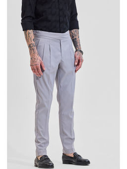 Snitch - Light Grey Stretch Slim Fit Trouser