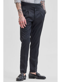 Snitch - Black Stretch Slim Fit Trouser