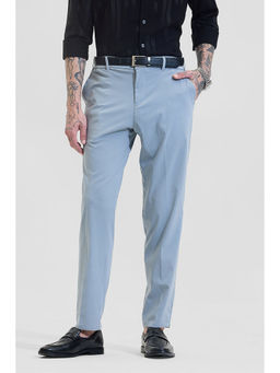 Snitch - Light Blue Slim Fit Trouser