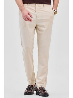 Snitch - Cream Stretch Trouser