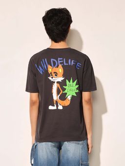 ONLY - Black Printed T-Shirt