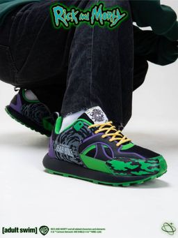 Bacca Bucci - Green X Rick and Morty Official Licensed “Fear Hole” Sneakers