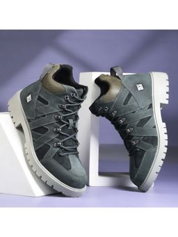 WOODLAND - Nubuk Oily Polished Buff Casual Boots