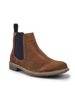 WOODLAND - Suede Tan Chelsea Boots