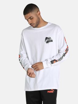 Puma - Porsche Legacy Motorsports Statement LS Men White T-Shirt