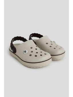 One Friday - Girls Beige Clogs - Stylish, Lightweight and Comfortable