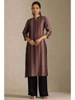Soch - Women Brown Printed Kurta