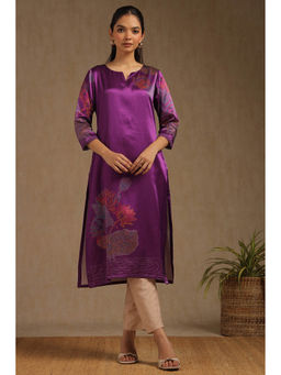 Soch - Women Purple Floral Kurta