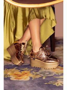 Anaar - Rose Gold The Og Rd.'s Wedge Sneakers