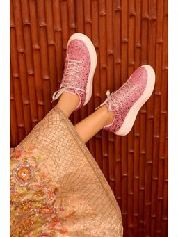 Anaar - Pink Sorbet Classic Sneakers