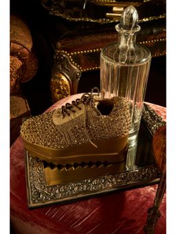 Anaar - Gold Lucky Confetti Wedge Sneakers