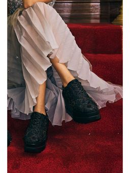 Anaar - Black Afterglow Wedge Sneakers