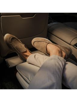 NAUVAB - Nagra Tan Suede Round Toe Loafer