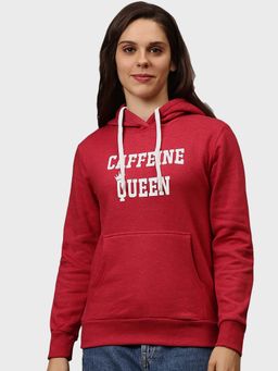 PINACOLADA - Maroon Printed Sweatshirt