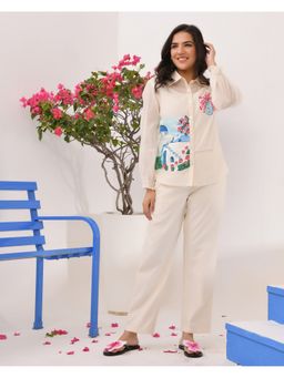 WE'AVE BY SHUBHKARI - Salt and Sky Off White Co-Ord Set