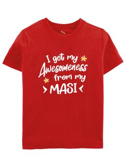 Zeezeezoo - I Get My Awesomeness From Masi Kids T-shirt Infant Red