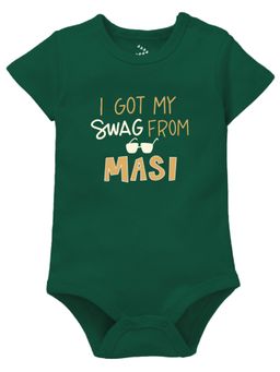 Zeezeezoo - Swag From Maasi Forest Green Baby Onesie Green