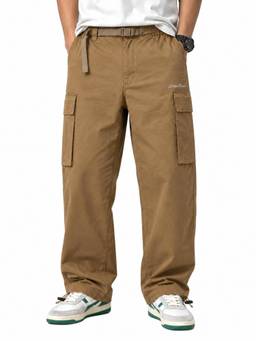 Eddie Bauer - Khaki Nomad Solid Cargo Pant
