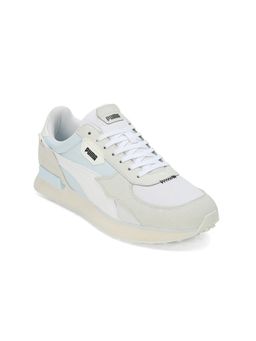 Puma - Future Rider Override Unisex Off White Sneakers