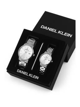 Daniel Klein - Pair Gents & Ladies Silver Watch DK.1.13298-1