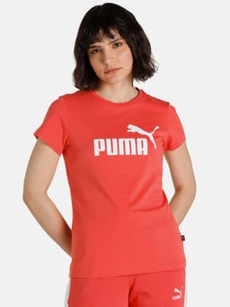 Puma - Ess Logo Women Pink T-shirt