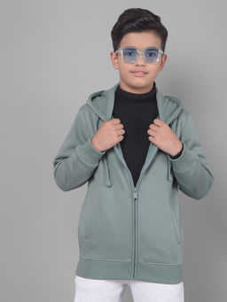 CRIMSOUNE CLUB - Boys Green Hooded Sweatshirt