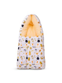 BAYBEE - Panda Orange Polyester Baby Cotton Printed Sleeping Bag