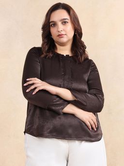 RAREISM - Daxzo Primary Brown Relaxed Regular Top