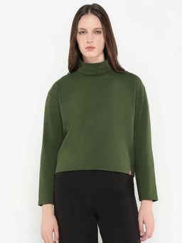 RAREISM - Malatya Primary Olive Slim Regular Top