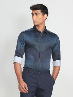 Arrow Newyork - Cutaway Collar Abstract Formal Shirt