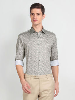 Arrow - Abstract Print Cotton Shirt