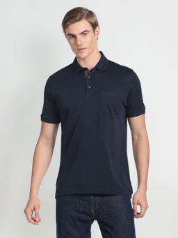 Arrow - Solid Cotton Polo T-shirt