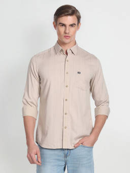 Arrow Sports - Manhattan Slim Fit Twill Shirt
