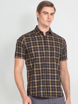 Arrow - Tartan Check Twill Casual Shirt