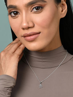 CLARA - 925 Silver Platinum Plated Necklace